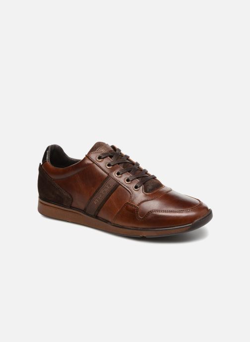 Chaussures Baskets Redskins homme Crepino taille Marron Cuir Lacets